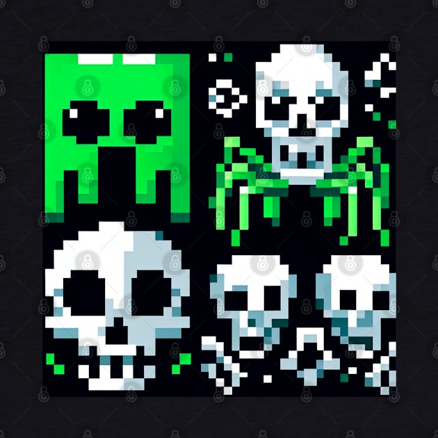 PATRON CALAVERAS MUTANTES PIXELADAS 4 by TheGhostLagarto15